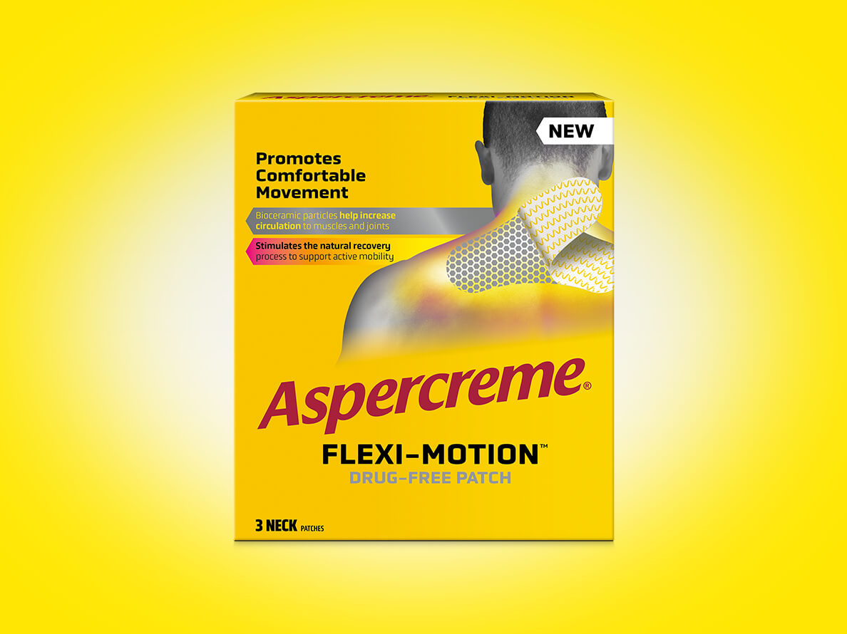 Aspercreme Lidocaine Patch How Long Does It Last Flexi-Motion Patch For Neck | Aspercreme® Drug Free Products